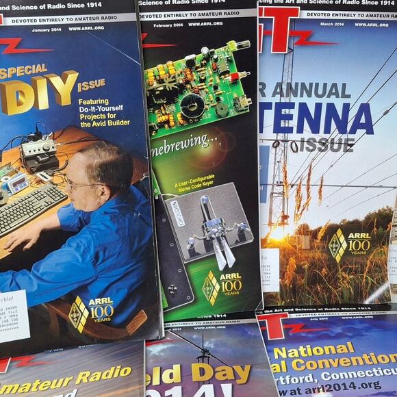 2014 QST National Assn Amateur Radio Magazine FULL Year 12 Issues Lot - Picture 4 of 6